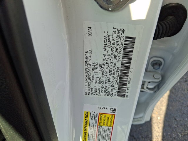 2024 Honda Civic Hatchback Sport