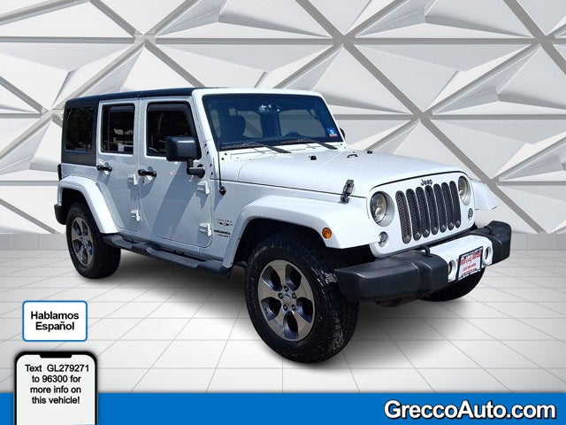 2016 Jeep Wrangler Unlimited Sahara