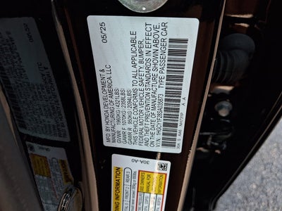 2025 Honda Accord Sedan LX