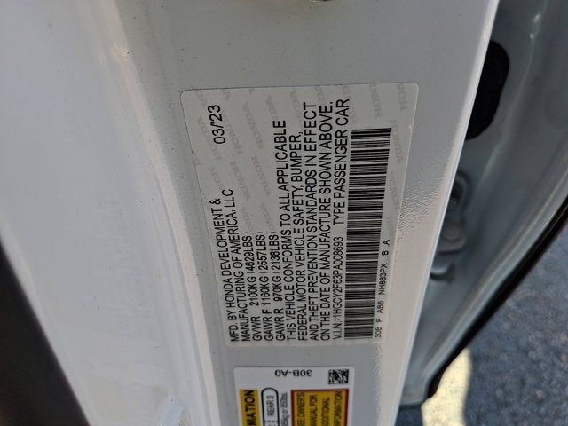 2023 Honda Accord Hybrid EX-L