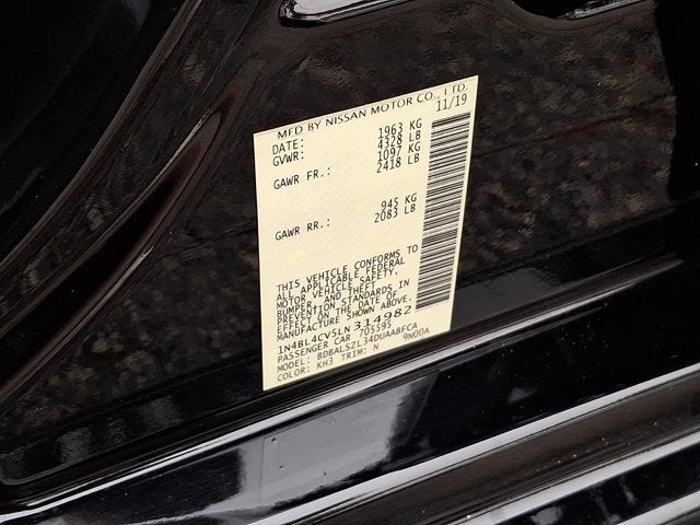 2020 Nissan Altima 2.5 SR