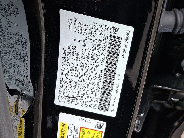 2023 Honda Civic Sedan Touring