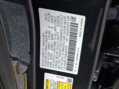 2022 Honda Civic Sedan Touring