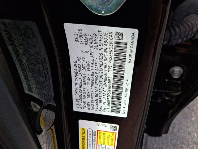 2023 Honda Civic Sedan Sport