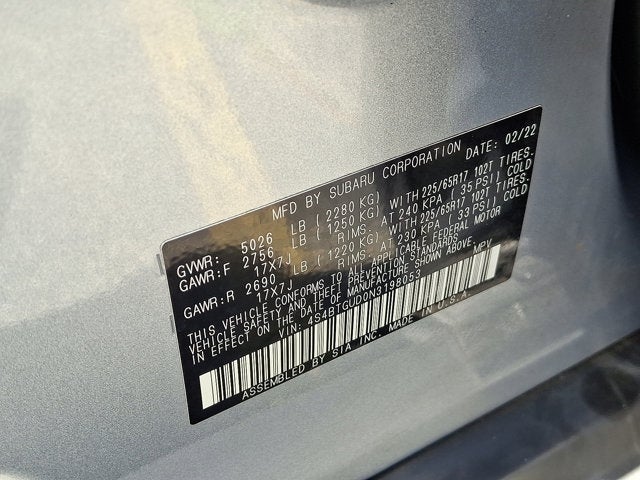 2022 Subaru Outback Wilderness