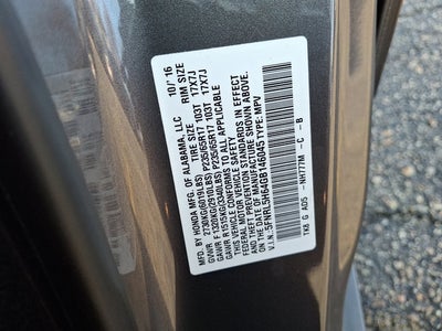 2016 Honda Odyssey EX-L