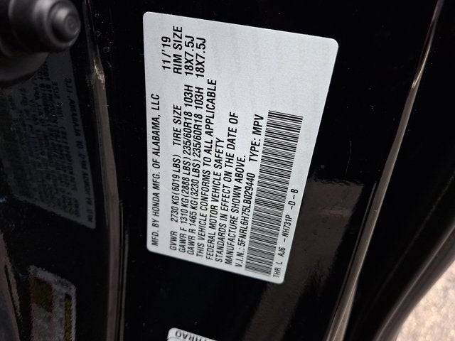 2020 Honda Odyssey EX-L