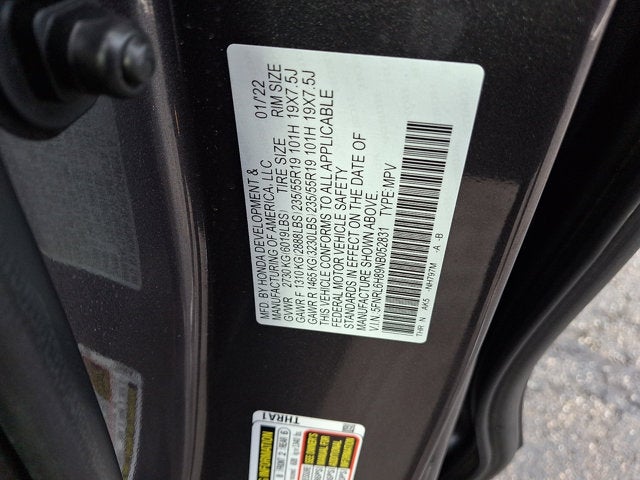 2022 Honda Odyssey Touring