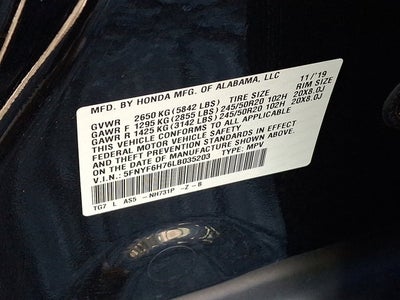 2020 Honda Pilot Black Edition