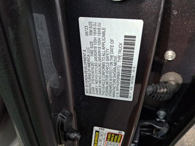 2023 Honda Ridgeline RTL