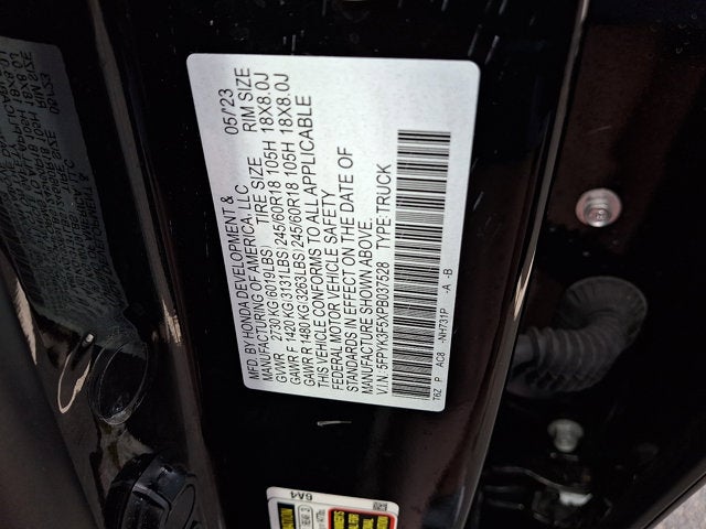 2023 Honda Ridgeline RTL