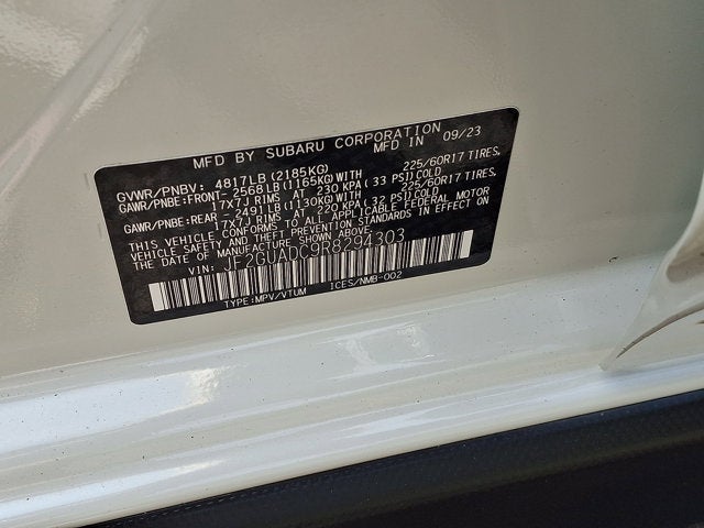 2024 Subaru Crosstrek Base