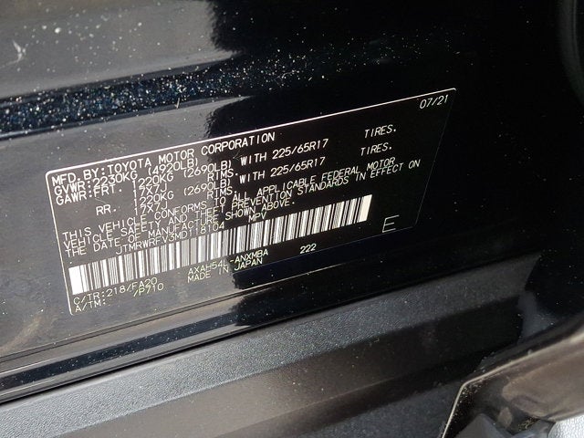 2021 Toyota RAV4 Hybrid XLE