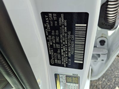 2023 Hyundai Elantra Hybrid Blue