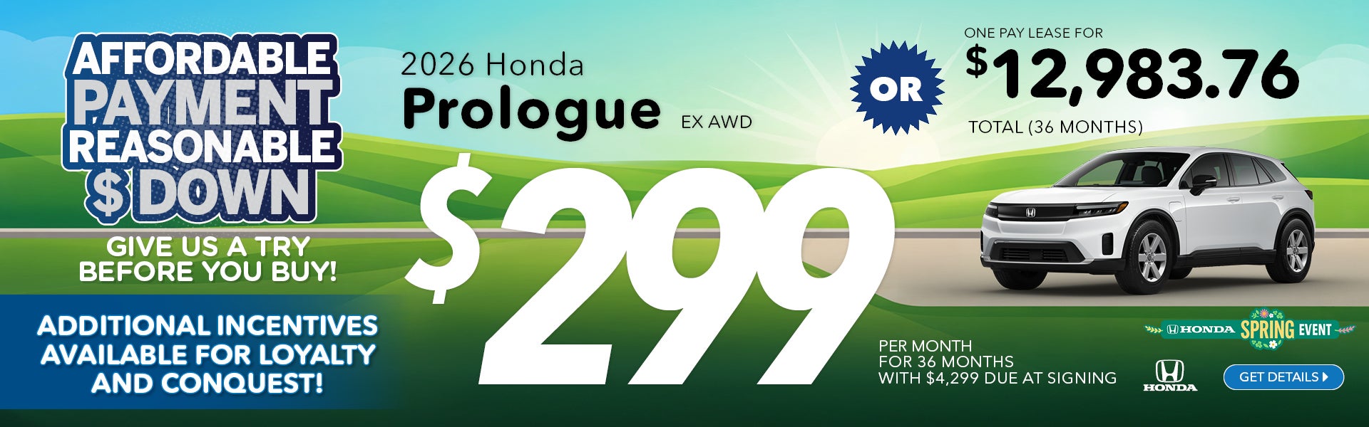 2026 Honda Prologue EX AWD