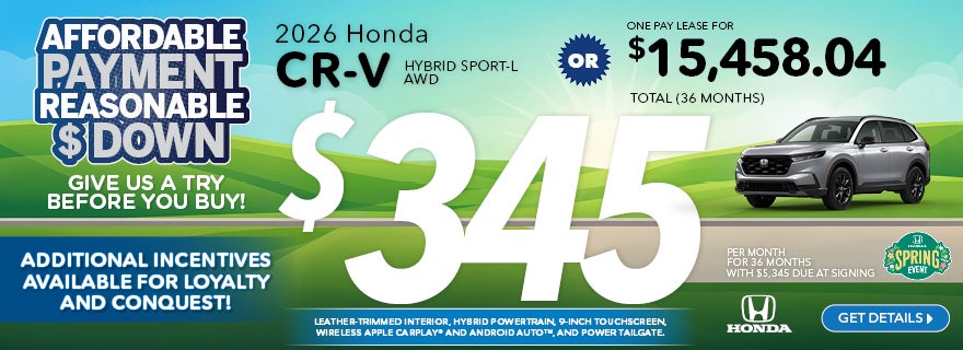 2026 Honda CR-V Hybrid Sport-L AWD