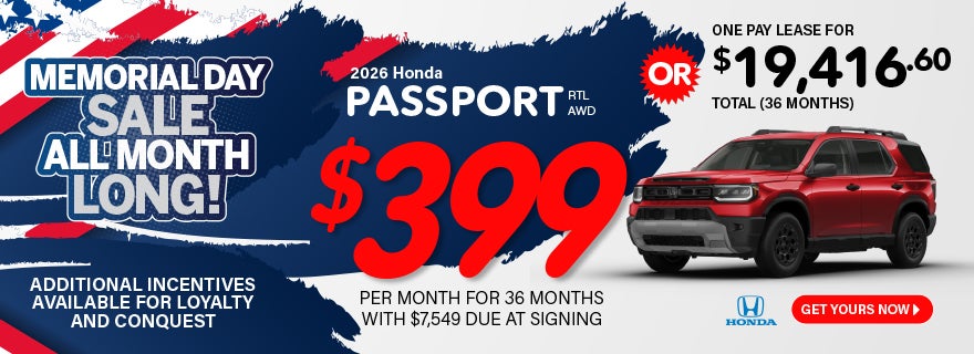 2026 Honda Passport TrailSport AWD