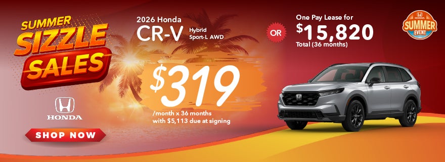 2026 Honda CR-V Hybrid Sport-L AWD