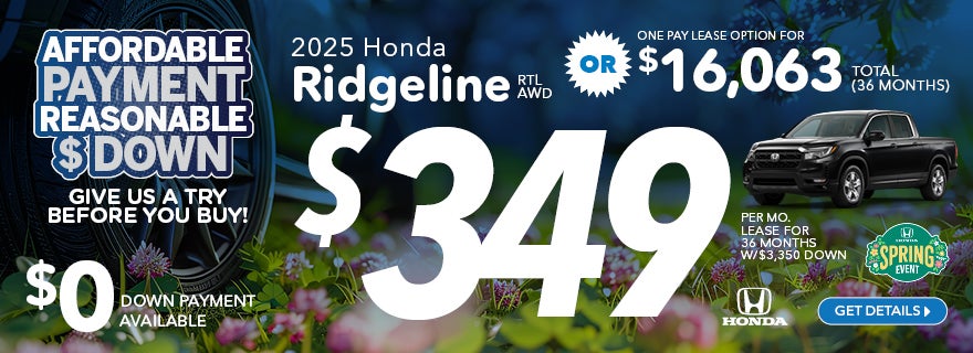 2025 Honda Ridgeline