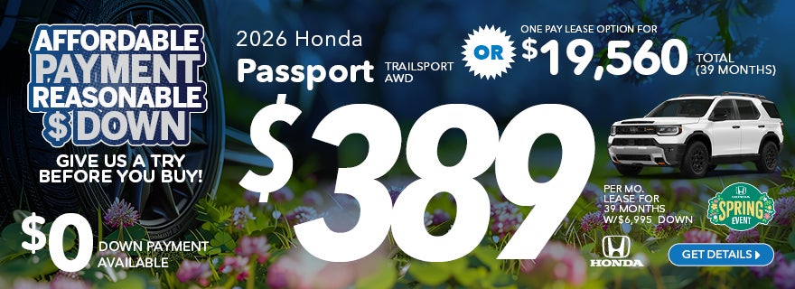 2026 Honda Passport TrailSport AWD