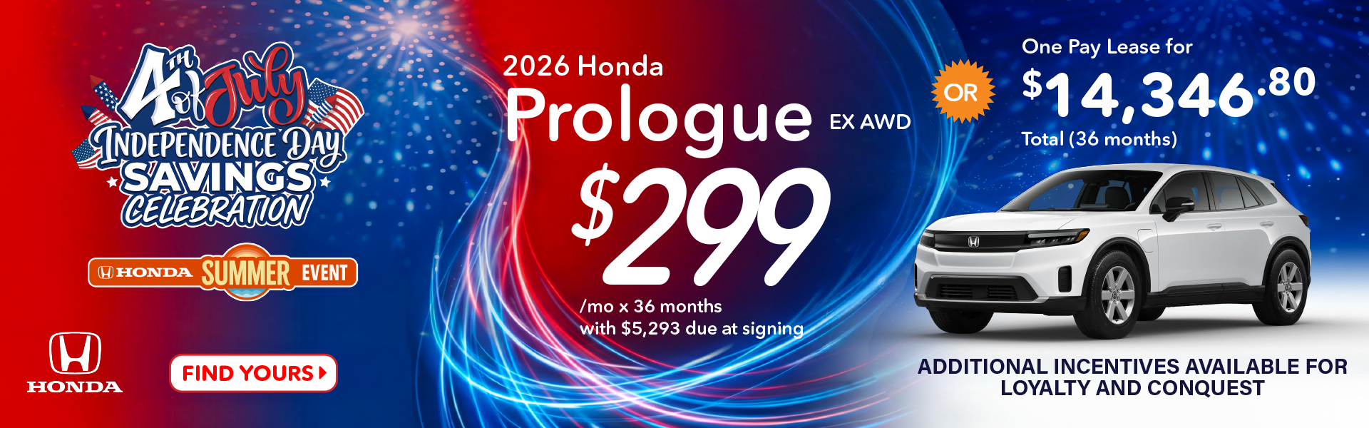 2026 Honda Prologue EX AWD