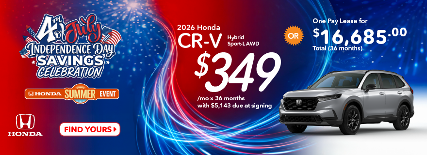 2026 Honda CR-V Hybrid Sport-L AWD
