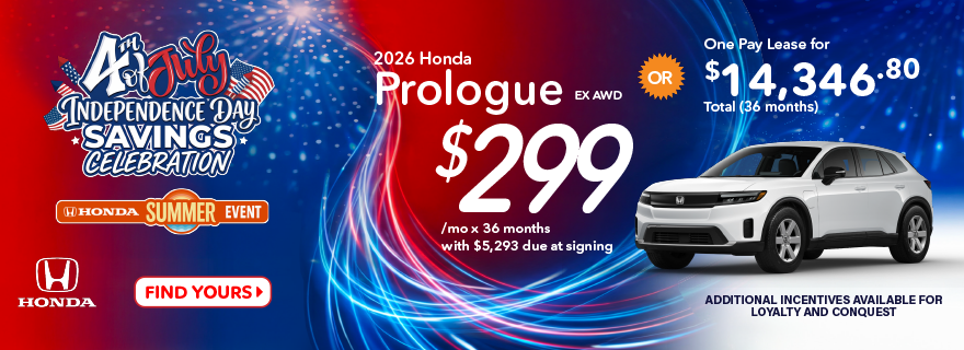 2026 Honda Prologue EX AWD