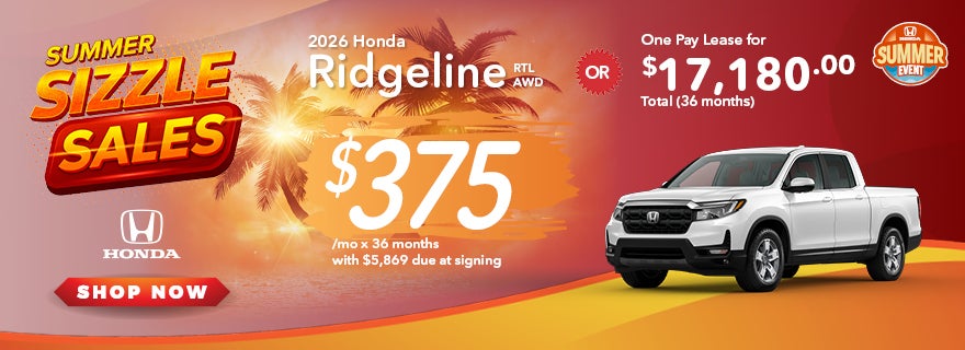 2026 Honda Ridgeline RTL AWD