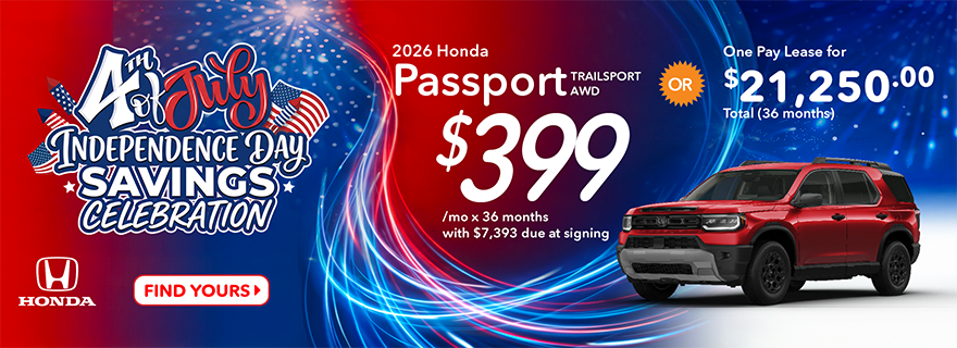2026 Honda Passport TrailSport AWD