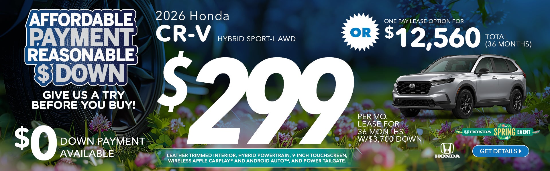 2026 Honda CR-V Hybrid Sport-L AWD