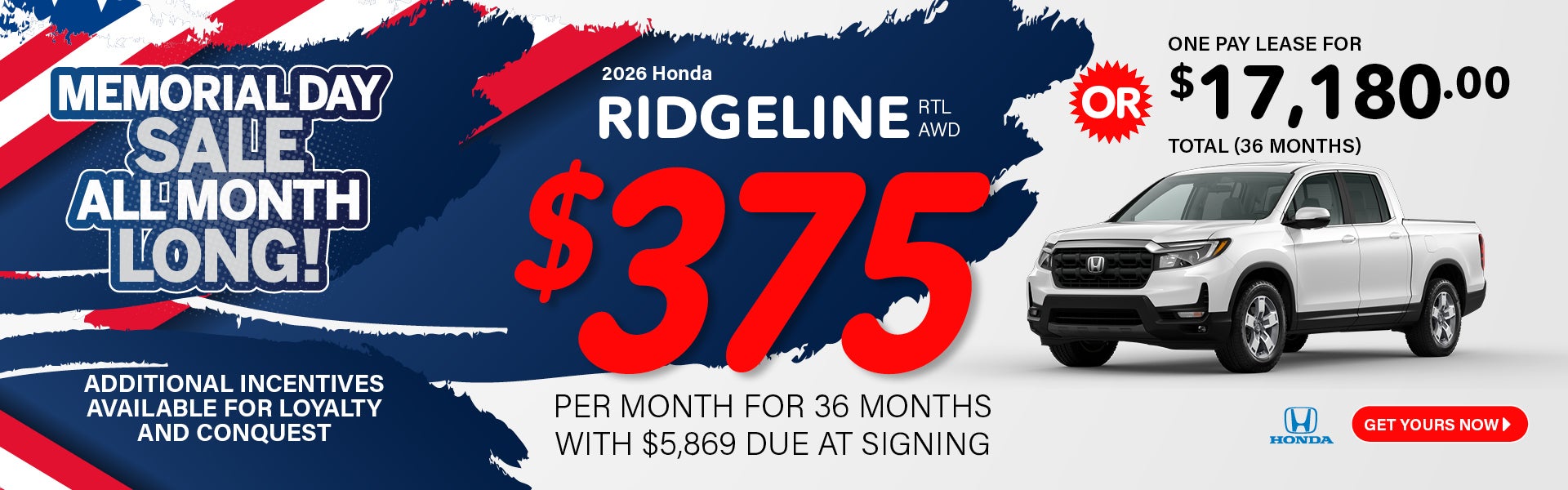 2026 Honda Ridgeline RTL AWD