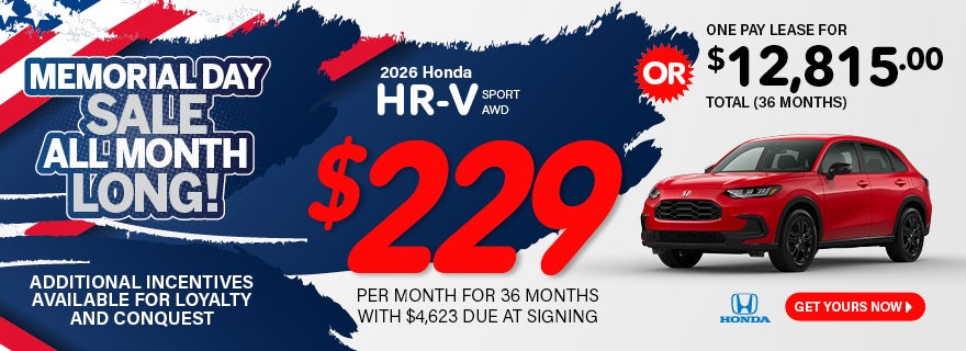2026 Honda HR-V
