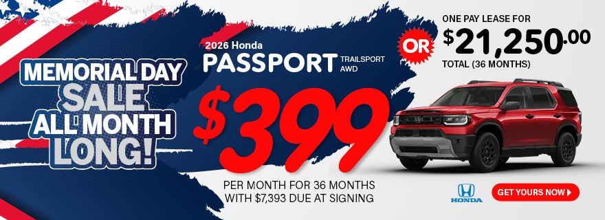 2026 Honda Passport TrailSport AWD